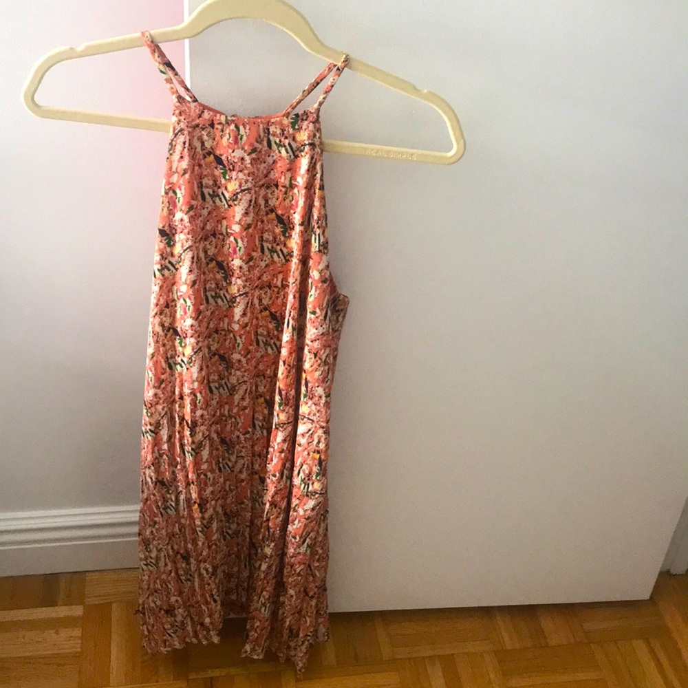 Peachy Flirty Mini Dress